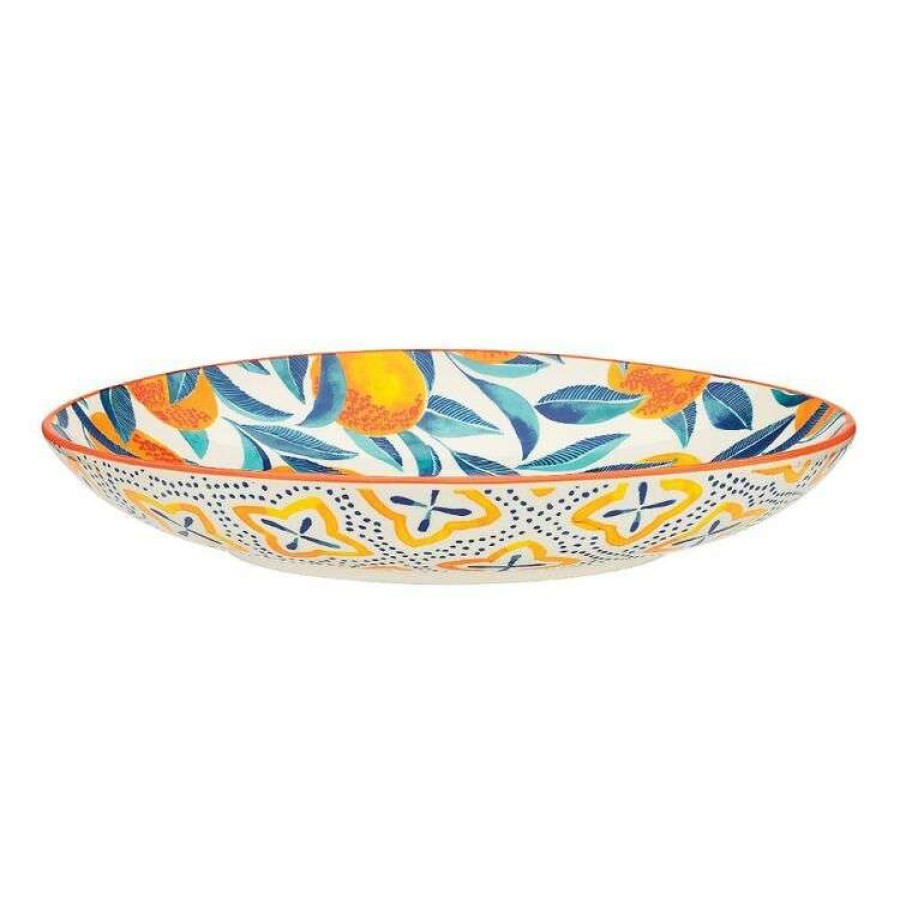 Kitchen & Dining * | Ecology Punch Shallow Bowl 31Cm Orange