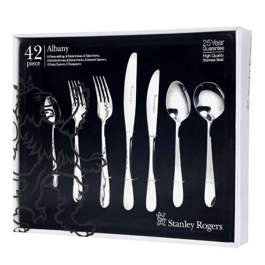 Kitchen & Dining * | Stanley Rogers Albany 42-Piece Cutlery Set