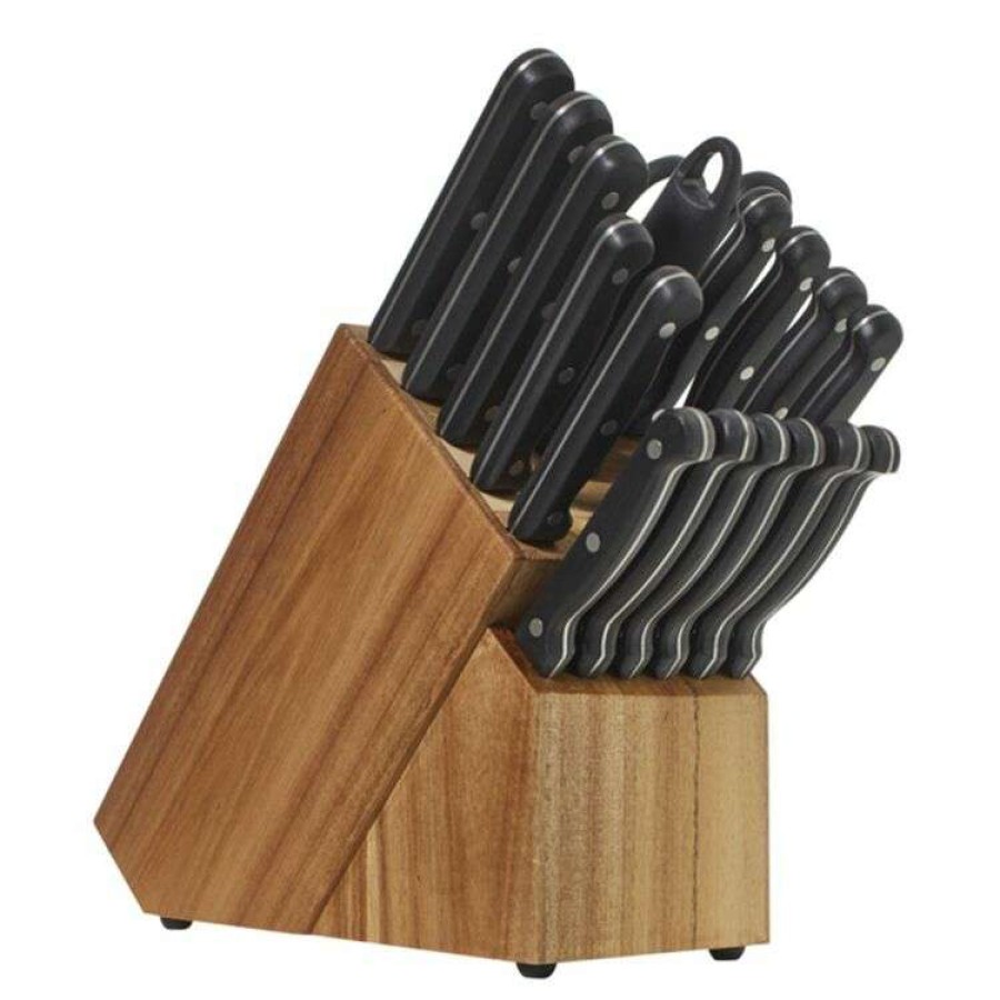 Kitchen & Dining * | Smith & Nobel 18-Piece Tradition Knife Block