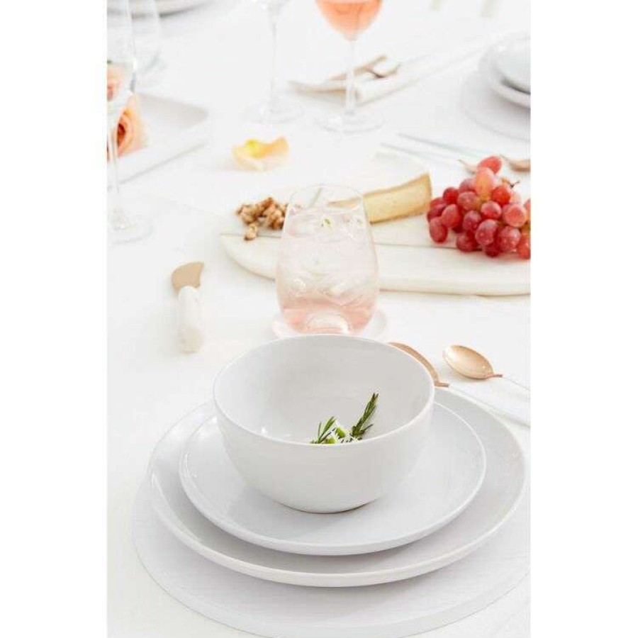 Kitchen & Dining * | Shaynna Blaze Beachport 16-Piece Dinner Set White