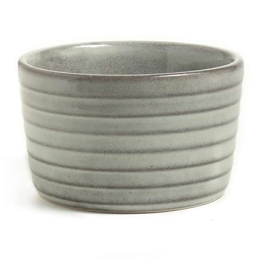 Kitchen & Dining * | Classica Lunde Ceramic Ovenware 2 Pack Ramekin 10Cm Grey