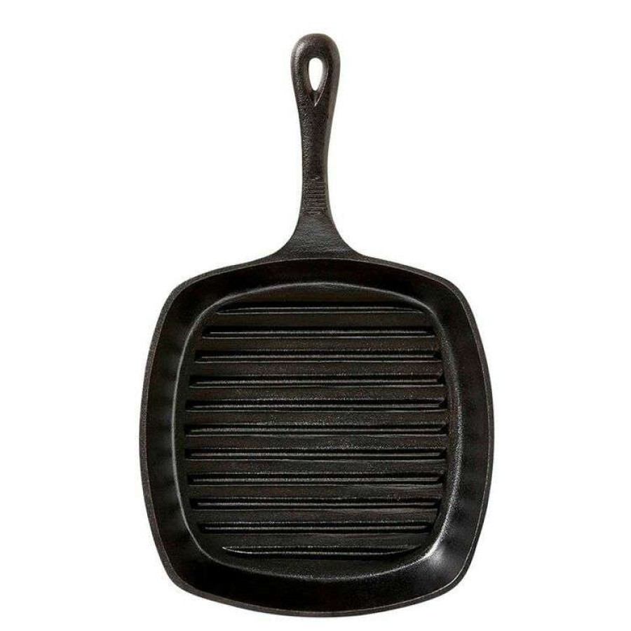 Kitchen & Dining * | Smith & Nobel Raw Cast Iron Square Grill 26Cm