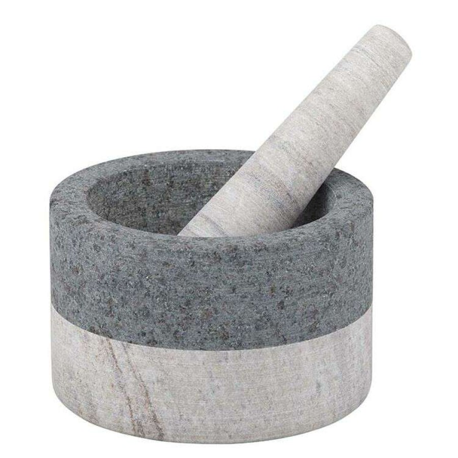 Kitchen & Dining * | Davis & Waddell Akin Granite Mortar & Pestle 17 10.5Cm