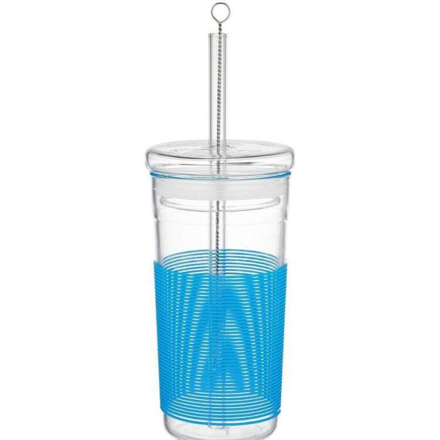 Kitchen & Dining * | Porta Summer Fun Blue Smoothie Cup