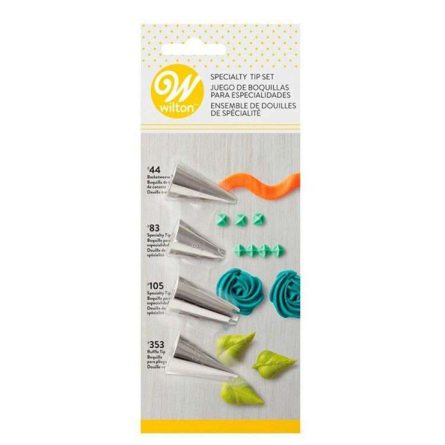 Kitchen & Dining * | Wilton 4Pc Specialty Tip Set