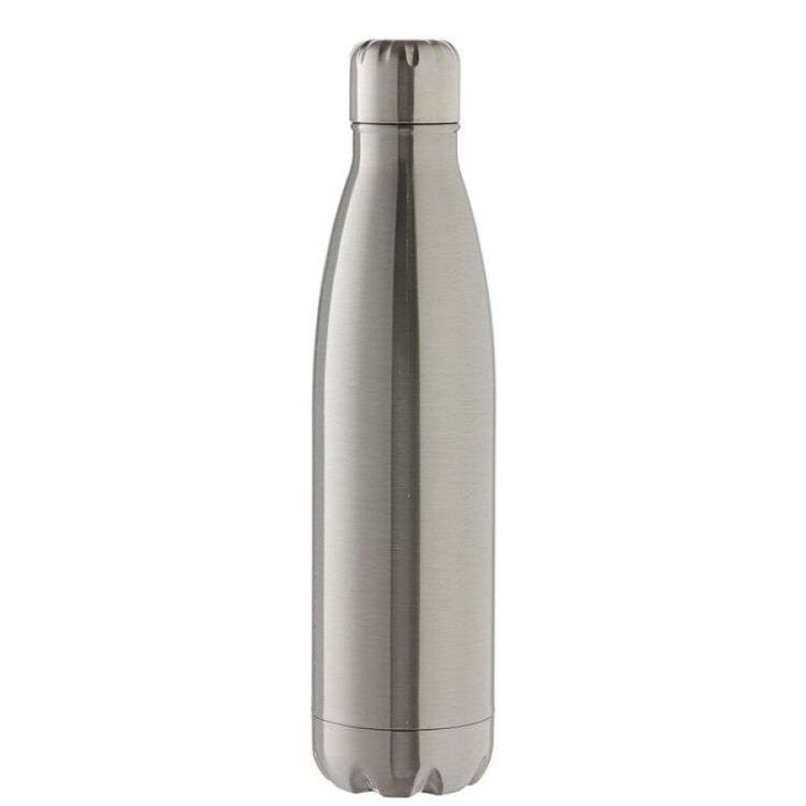 Kitchen & Dining * | Smith & Nobel 500Ml Double Wall Stainless Steel Bottle Silver