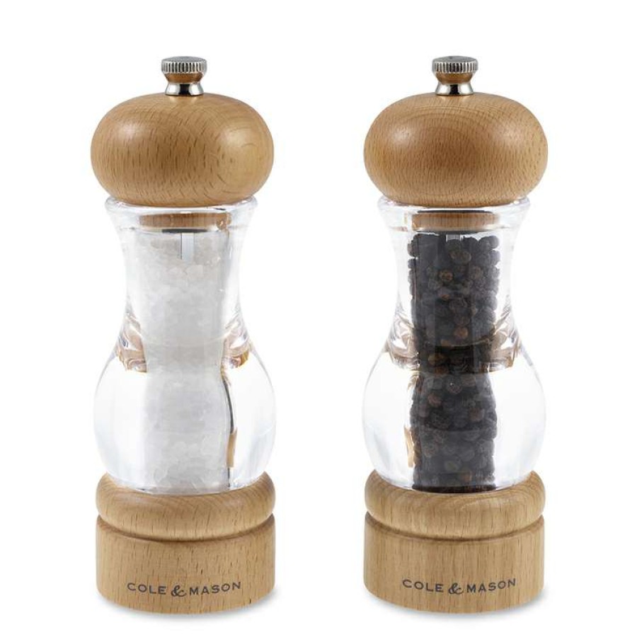 Kitchen & Dining * | Cole & Mason 105 Beech Wood Salt And Pepper Mill Gift Set