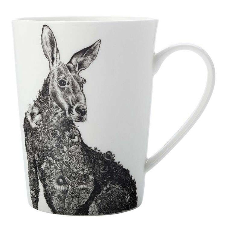 Kitchen & Dining * | Maxwell & Williams Marini Ferlazzo 450Ml Mug Tall Red Kangaroo