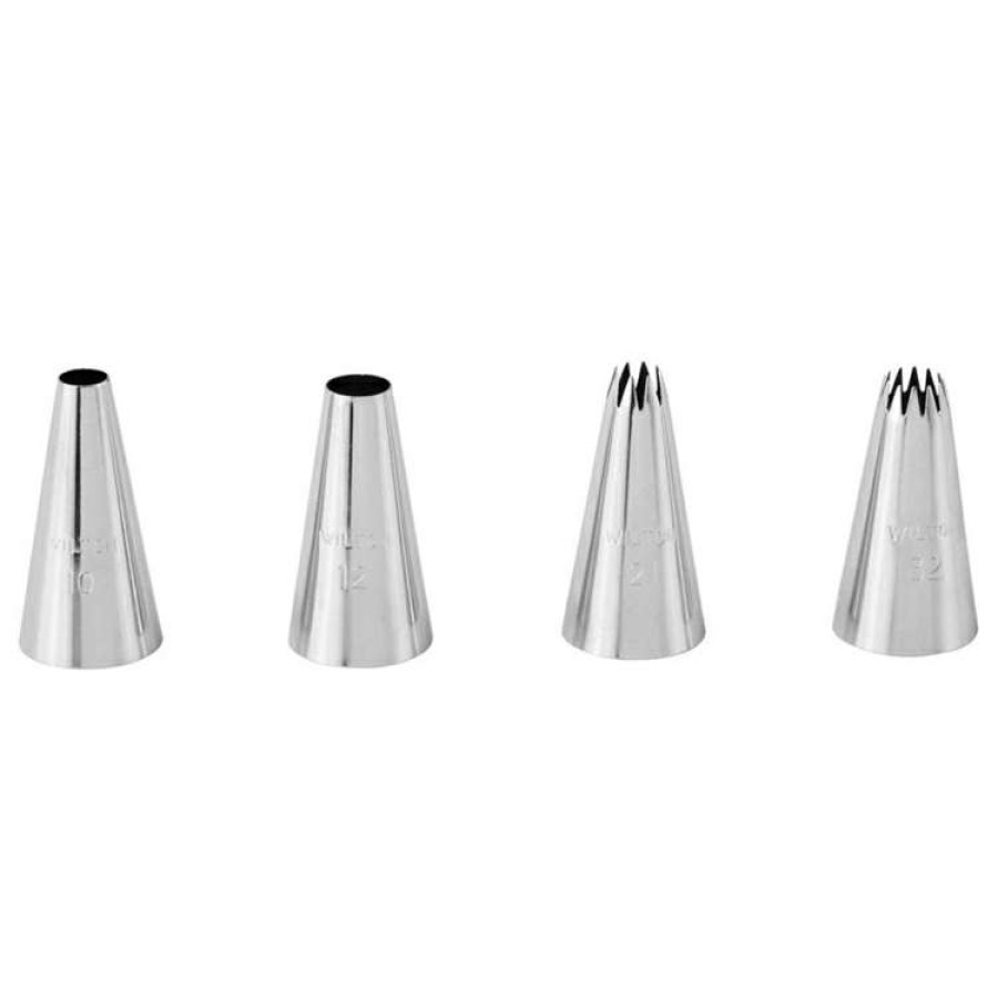 Kitchen & Dining * | Wilton Large Piping Tip Set 4 Piece