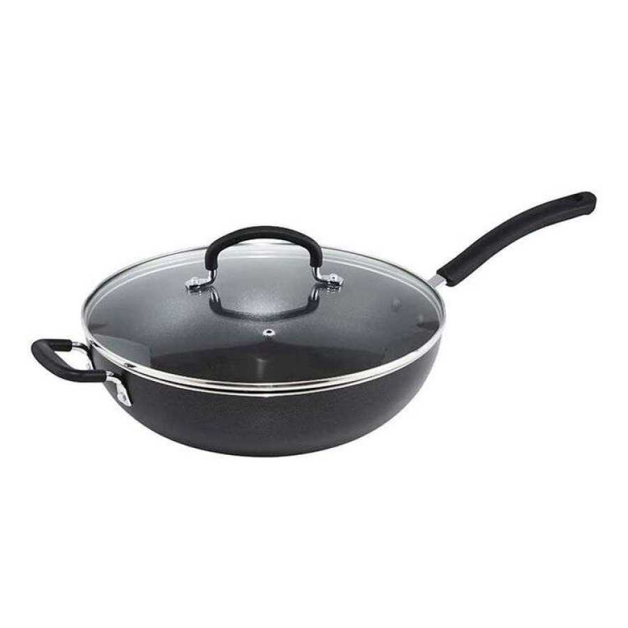 Kitchen & Dining * | Tefal Specialty Ptfe Wok And Lid 32Cm