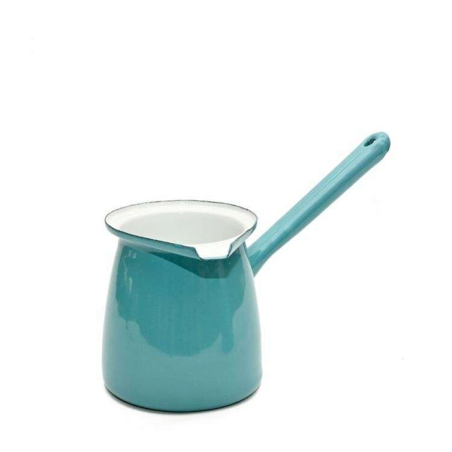 Kitchen & Dining * | Coffee Culture Enamel Turquoise Turkish Coffee Pot 850Ml