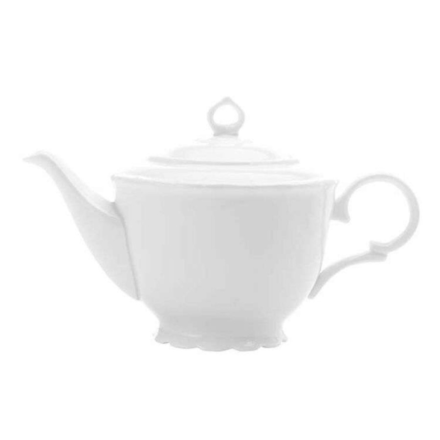 Kitchen & Dining * | Casa Domani Casual White Florence Teapot 900Ml