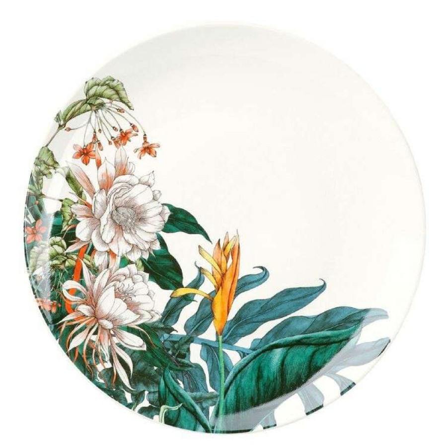 Kitchen & Dining * | Maxwell & Williams The Blck Pen Night Garden Foliage Dinner Plate 27.5 Cm