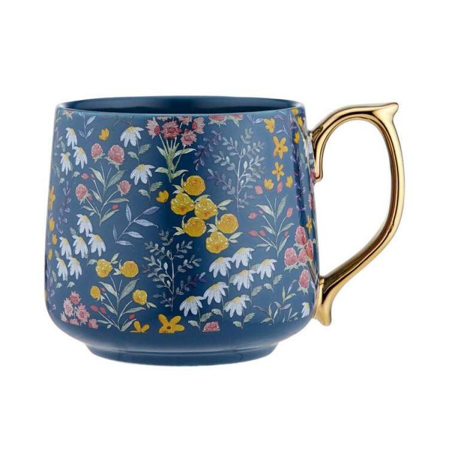 Kitchen & Dining * | Ashdene Flowering Fields Blue Mug