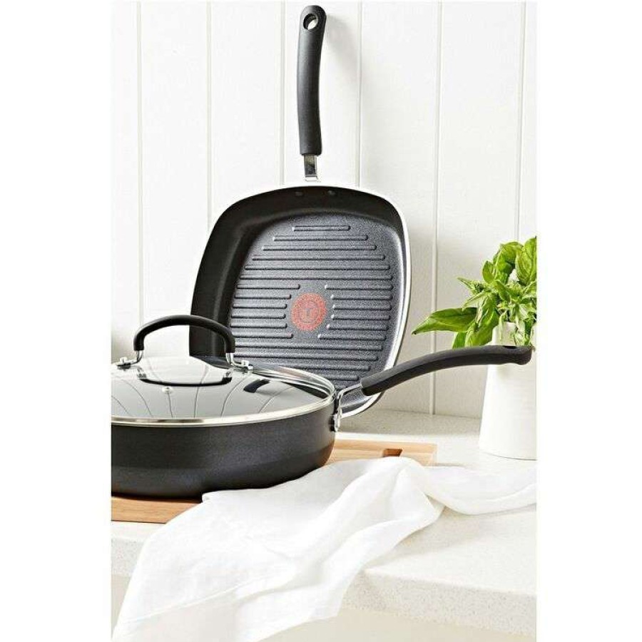 Kitchen & Dining * | Tefal Specialty Ptfe Grill Pan 28Cm