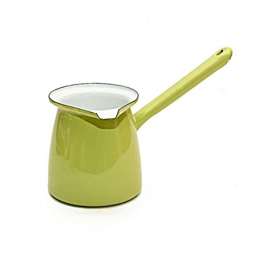 Kitchen & Dining * | Coffee Culture Enamel Pistachio Green Turkish Coffee Pot 300Ml