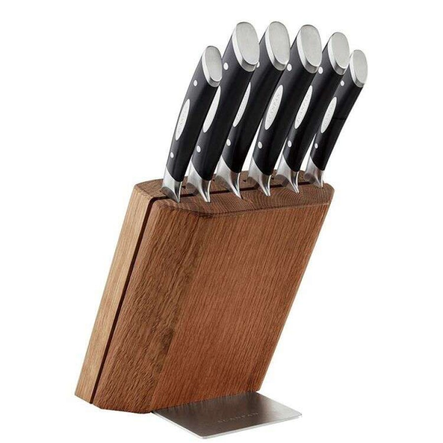 Kitchen & Dining * | Scanpan 7-Piece Classic Oak Knife Block