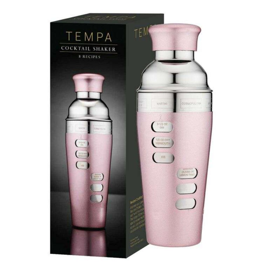 Kitchen & Dining * | Tempa Aurora Recipe Blush Cocktail Shaker