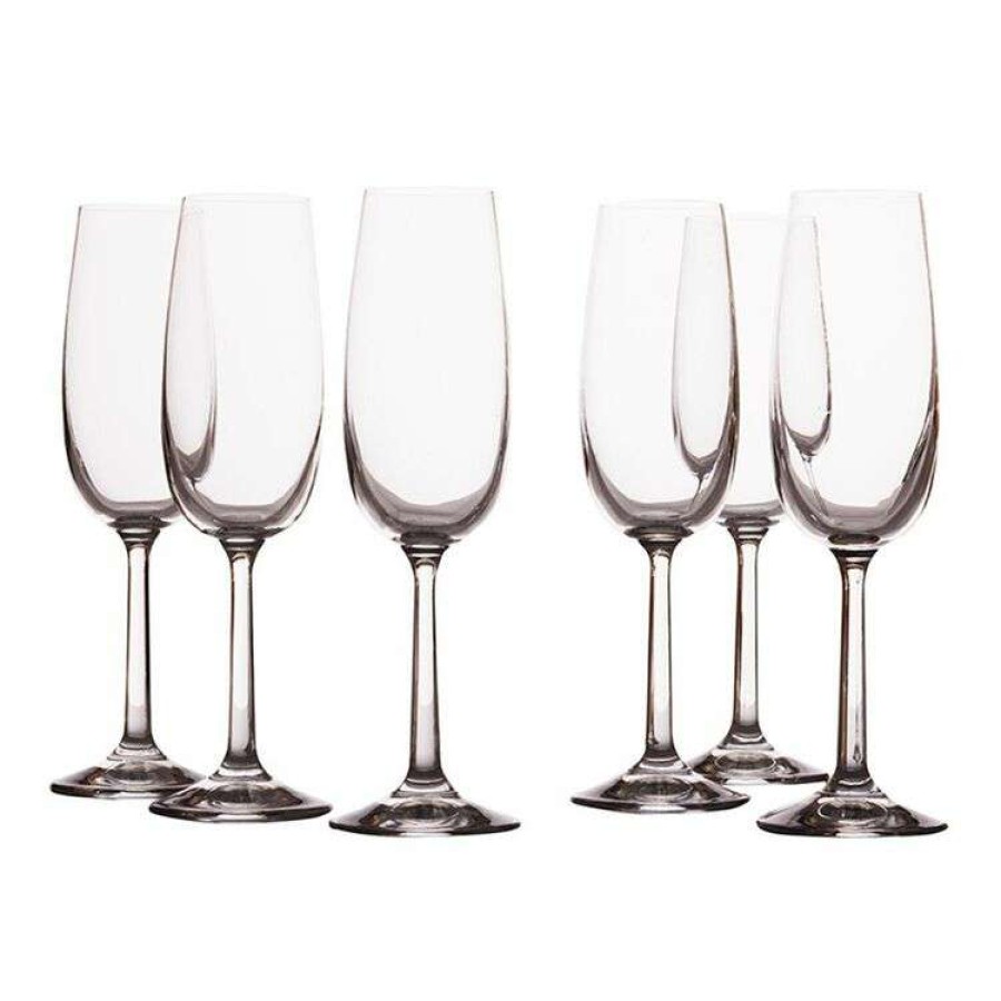 Kitchen & Dining * | Casa Domani Evolve 6-Piece Flute Set 170Ml