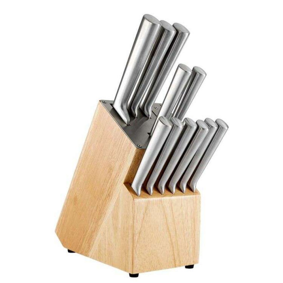 Kitchen & Dining * | Smith & Nobel 12-Piece Knife Block Natural