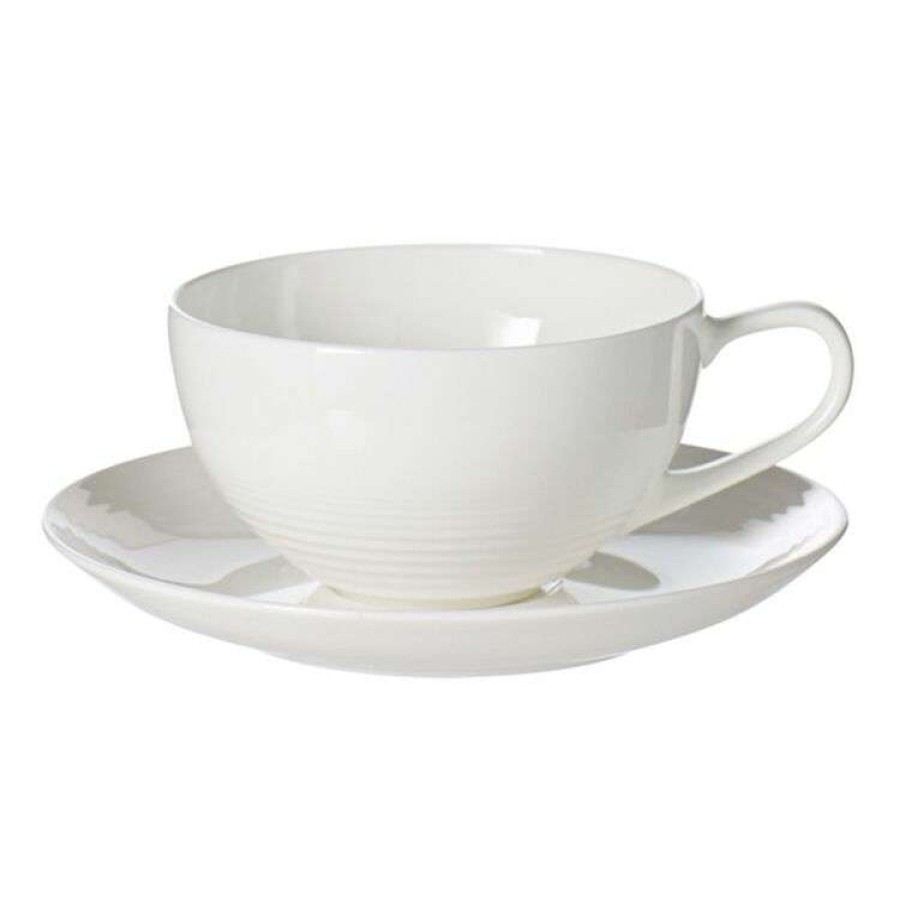 Kitchen & Dining * | Shaynna Blaze Harbour Teacup And Saucer White 220Ml