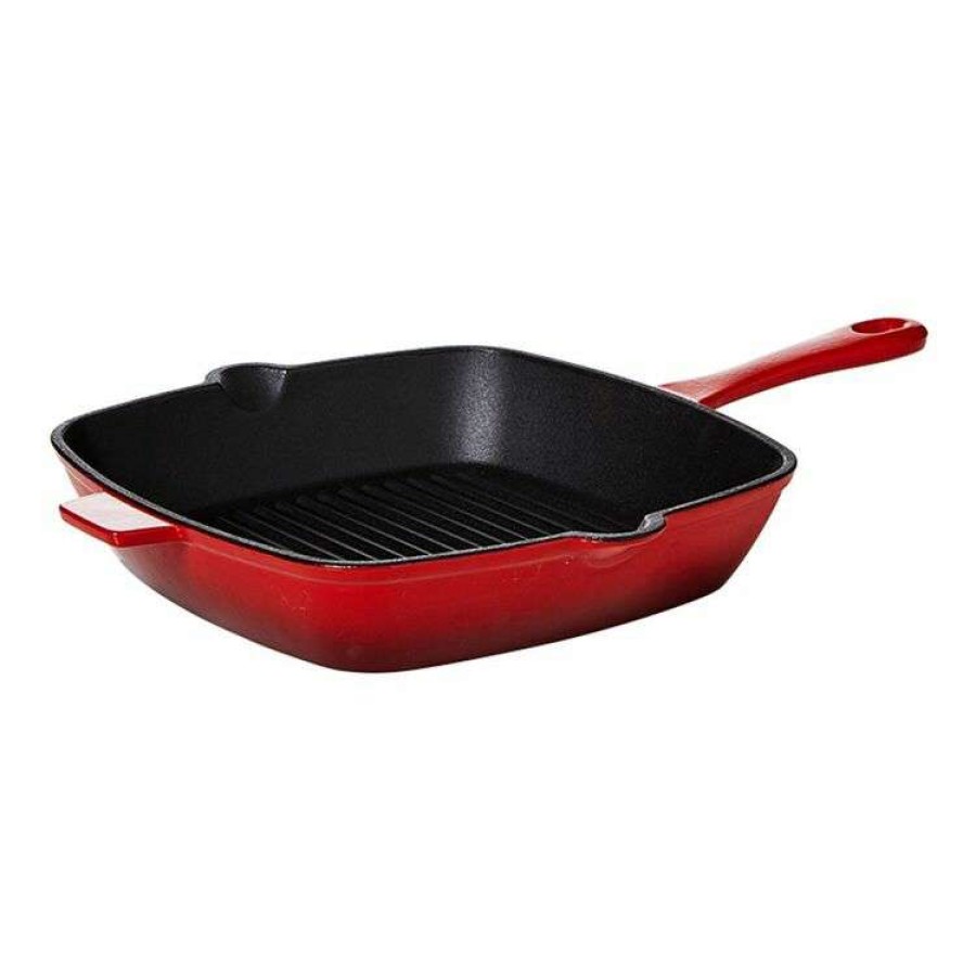 Kitchen & Dining * | Smith & Nobel Traditions Grill Pan 26Cm Red