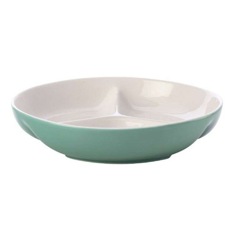 Kitchen & Dining * | Maxwell & Williams Mezze Divided Platter 23Cm Jade Gift Boxed