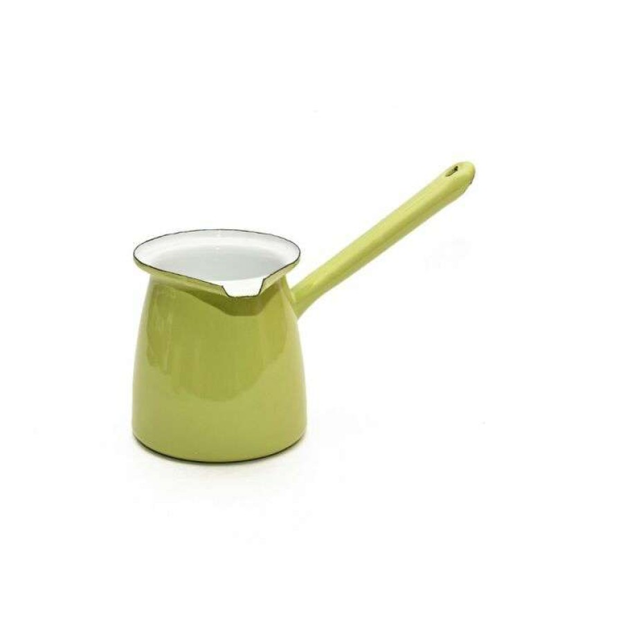 Kitchen & Dining * | Coffee Culture Enamel Pistachio Green Turkish Coffee Pot 850Ml