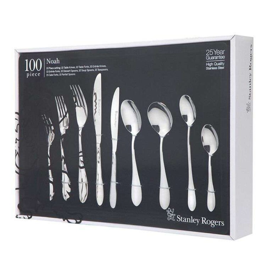 Kitchen & Dining * | Stanley Rogers Noah 100-Piece Cutlery Set