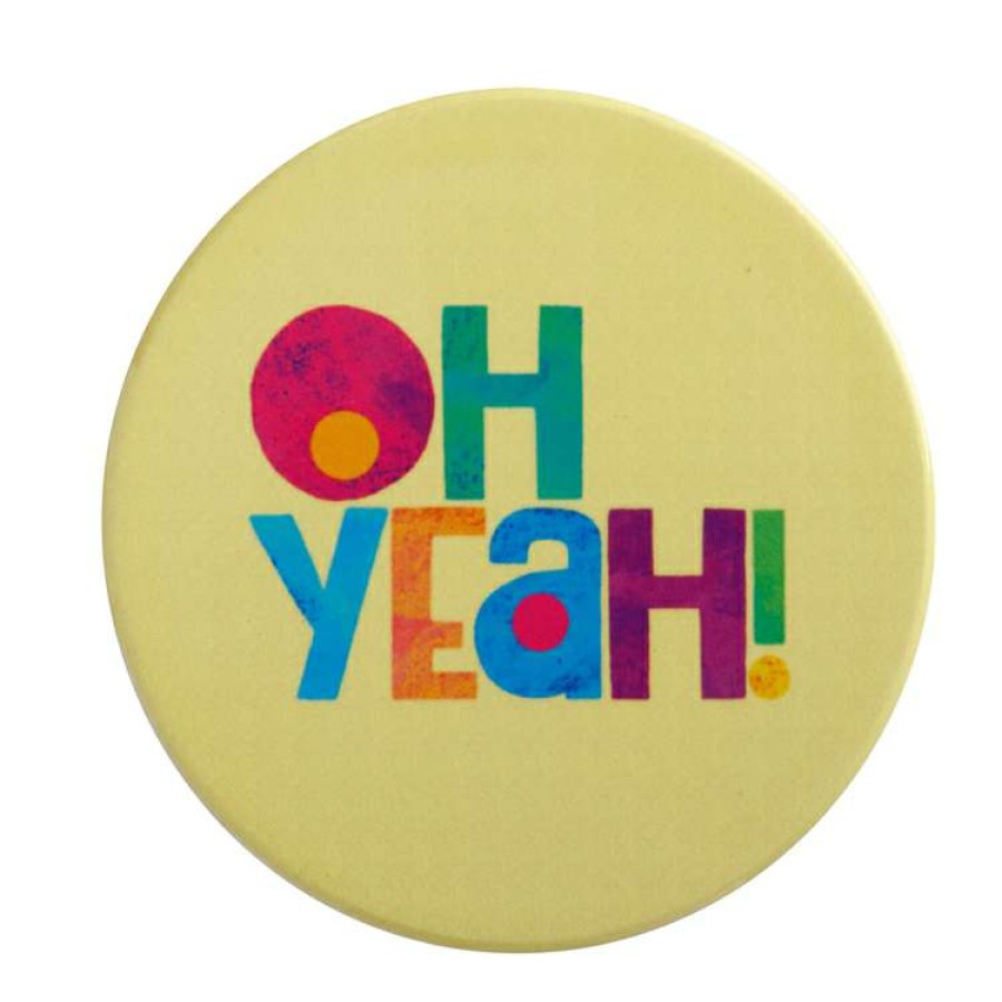 Kitchen & Dining * | Maxwell & Williams Kasey Rainbow Be Kind Ceramic Coaster 10Cm Oh Yeah