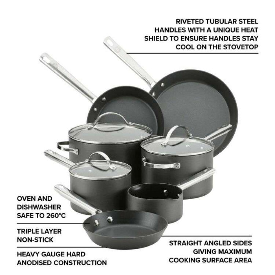 Kitchen & Dining * | Anolon Professional 7Pc Cookset