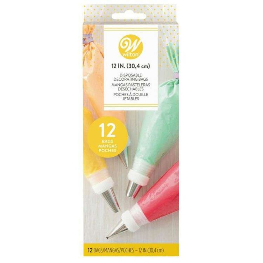 Kitchen & Dining * | Wilton Piping Bag Disposable 12 Pack