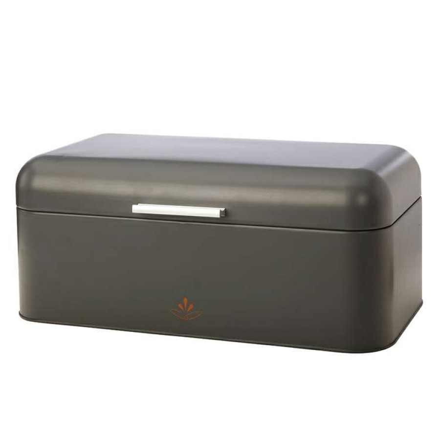 Kitchen & Dining * | Casa Domani Cucina Bread Bin 42X22X16Cm Charcoal