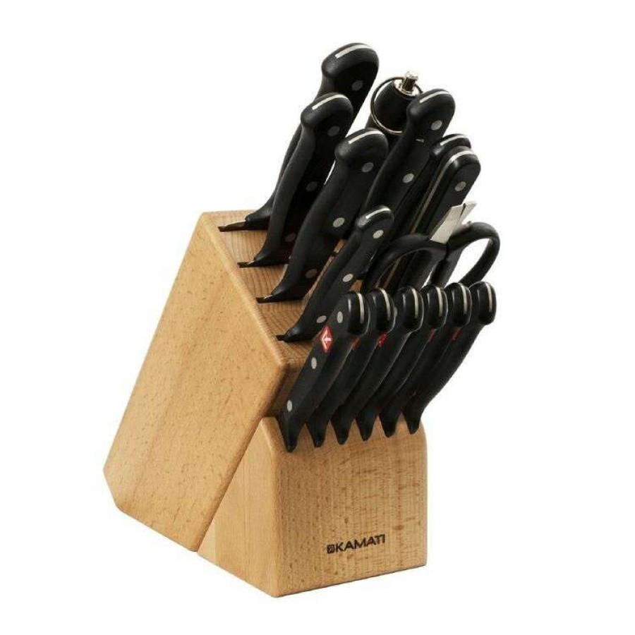 Kitchen & Dining * | Kamati 16 Piece Knife Block Set