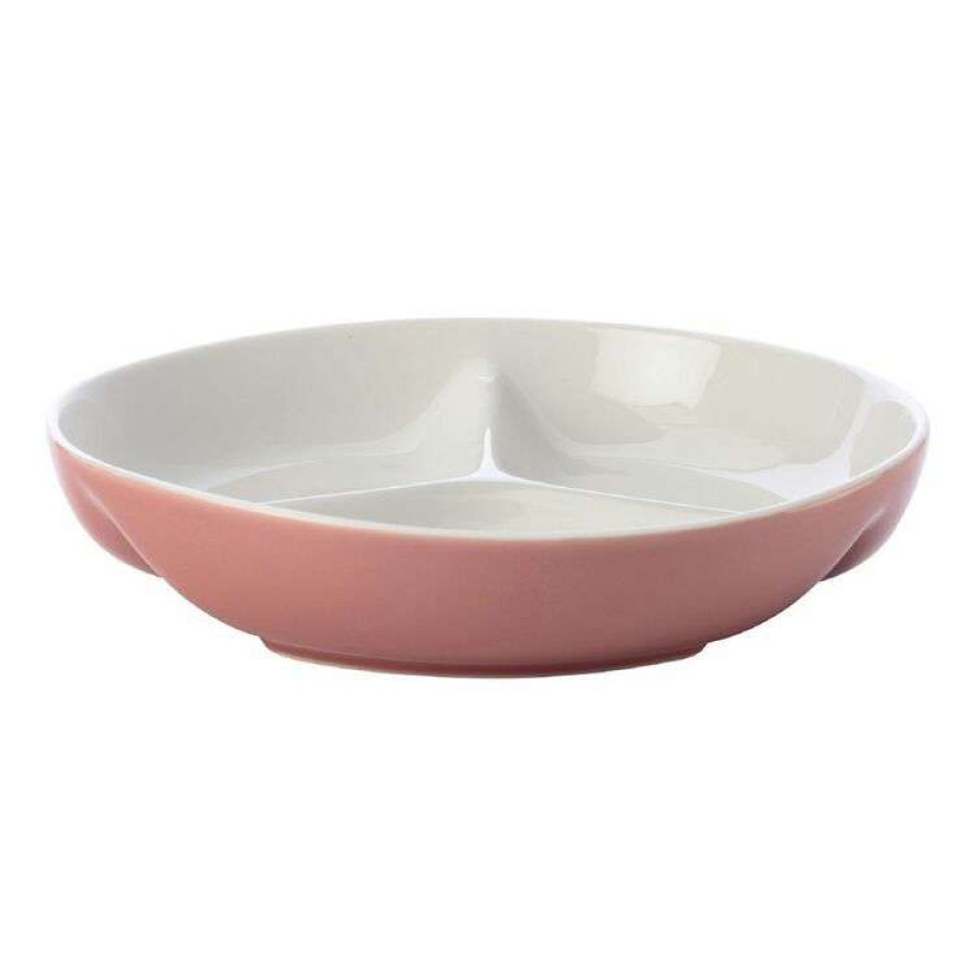 Kitchen & Dining * | Maxwell & Williams Mezze Divided Platter 23Cm Coral Gift Boxed