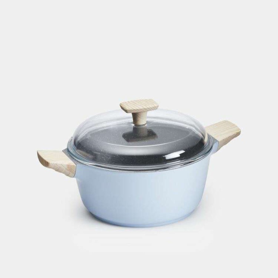 Kitchen & Dining * | Smith & Nobel Amber Die Cast Aluminium 24Cm Casserole Blue