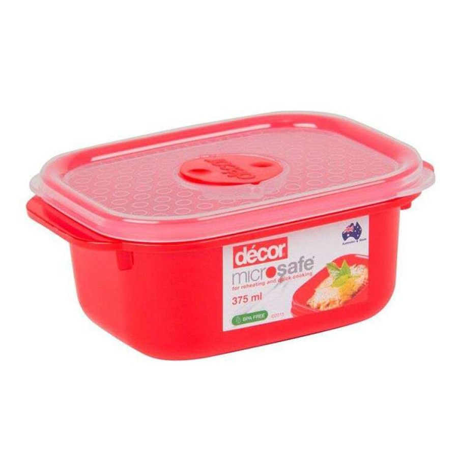 Kitchen & Dining * | Decor Decor Microsafe Oblong Food Storage Container 375Ml