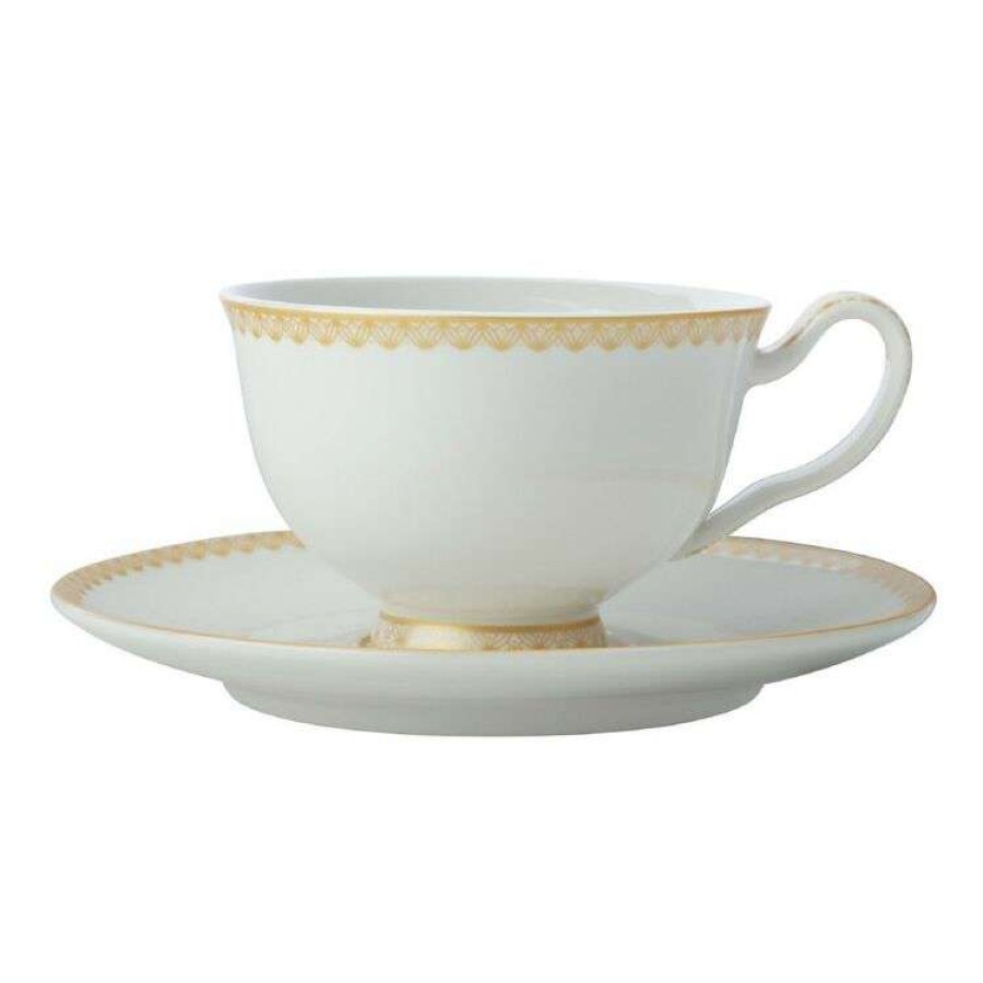 Kitchen & Dining * | Maxwell & Williams Teas & C'S Classic Footed Cup & Saucer 200Ml White Gift Boxed