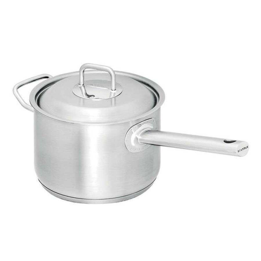 Kitchen & Dining * | Scanpan Commercial Stainless Steel Saucepan 20Cm