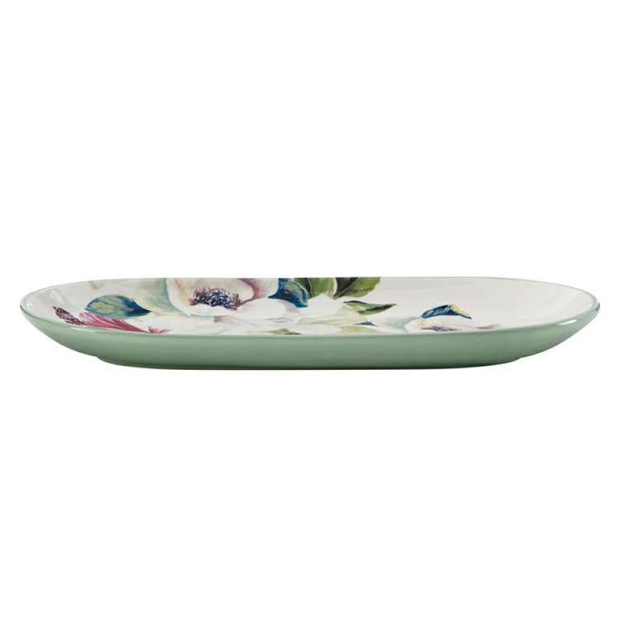 Kitchen & Dining * | Casa Domani Magnolia Oval Platter 33X17Cm Gift Boxed