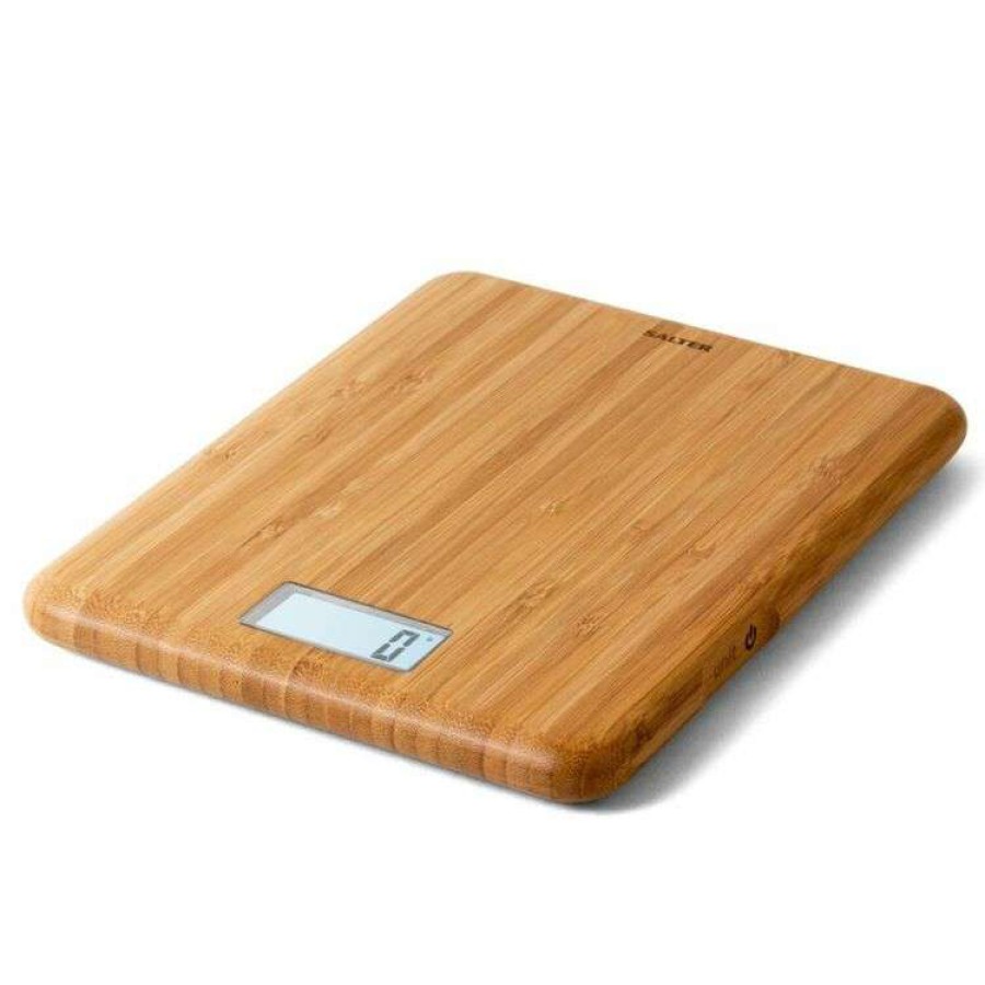 Kitchen & Dining * | Salter Eco Bamboo Electronic Scale