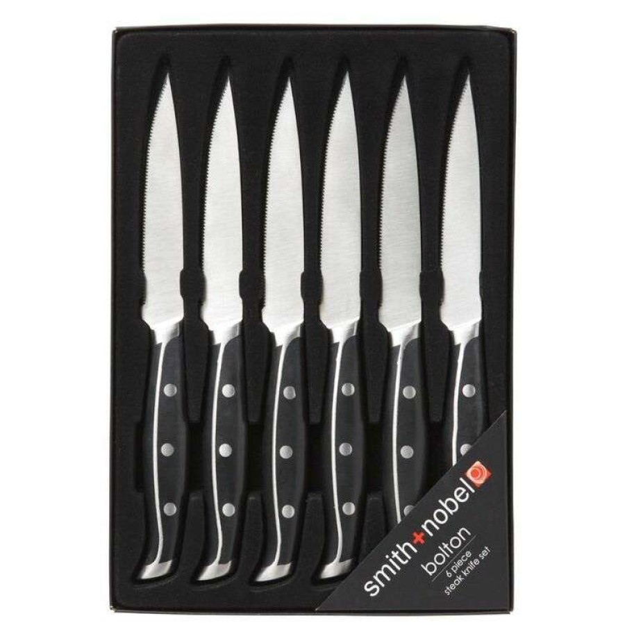 Kitchen & Dining * | Smith & Nobel Bolton 6-Piece Steak Knife Set