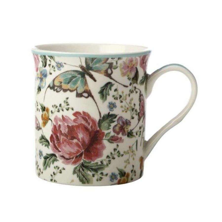 Kitchen & Dining * | Casa Domani Chelsea Gardens Mug 300Ml Butterflies Tin Gift Boxed