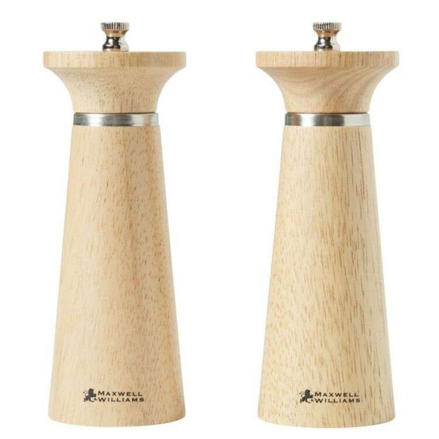 Kitchen & Dining * | Maxwell & Williams Oslo Salt And Pepper Mill Set 16Cm Natural