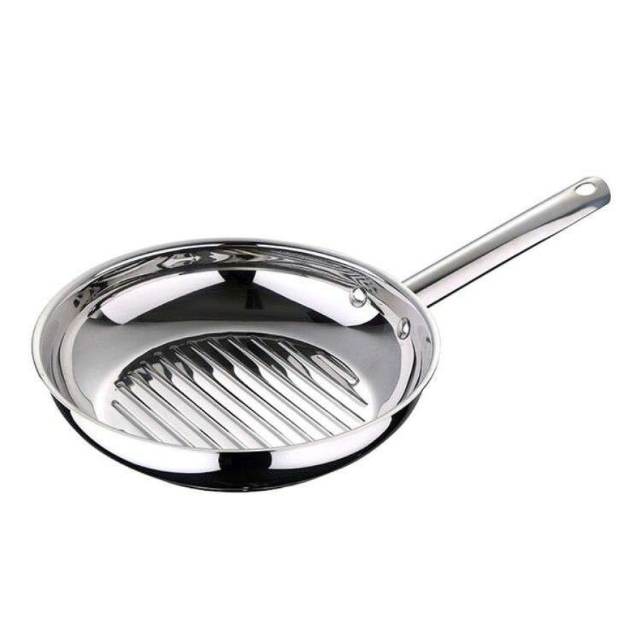 Kitchen & Dining * | Bergner Gourmet Stainless Steel Induction Frypan 24Cm