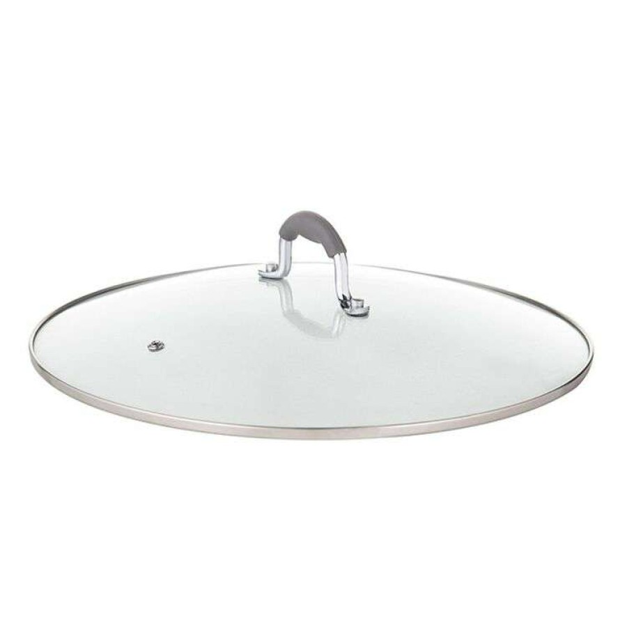 Kitchen & Dining * | Davis & Waddell Glass Lid With Silicone Handle 32Cm