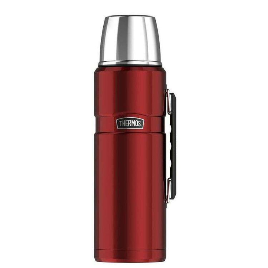 Kitchen & Dining * | Thermos Stainless King Vacuum Insulated Flask 2L Red