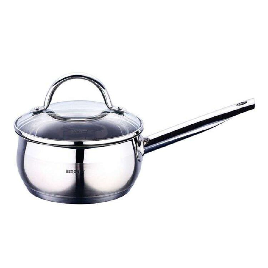 Kitchen & Dining * | Bergner Gourmet Stainless Steel Induction Saucepan 18Cm