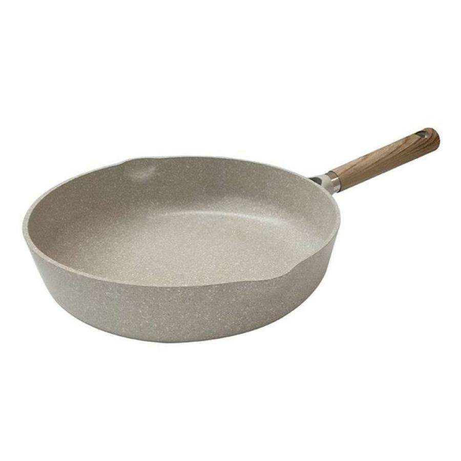 Kitchen & Dining * | Smith & Nobel White Grey Granite Diecast Fry Pan 28Cm