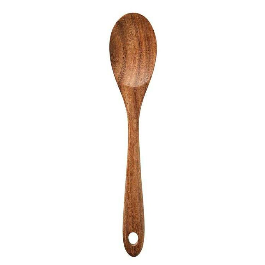 Kitchen & Dining * | Smith & Nobel Acacia Wooden Solid Spoon 33Cm